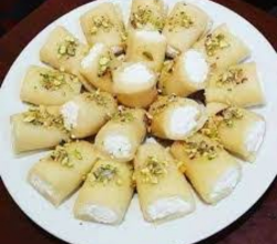 Arabic sweets with cheese