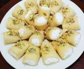 Arabic sweets with cheese